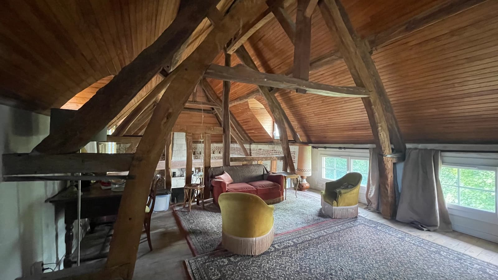 Space Character property (2 houses) in a large wooded park 1 hour from Paris - 1