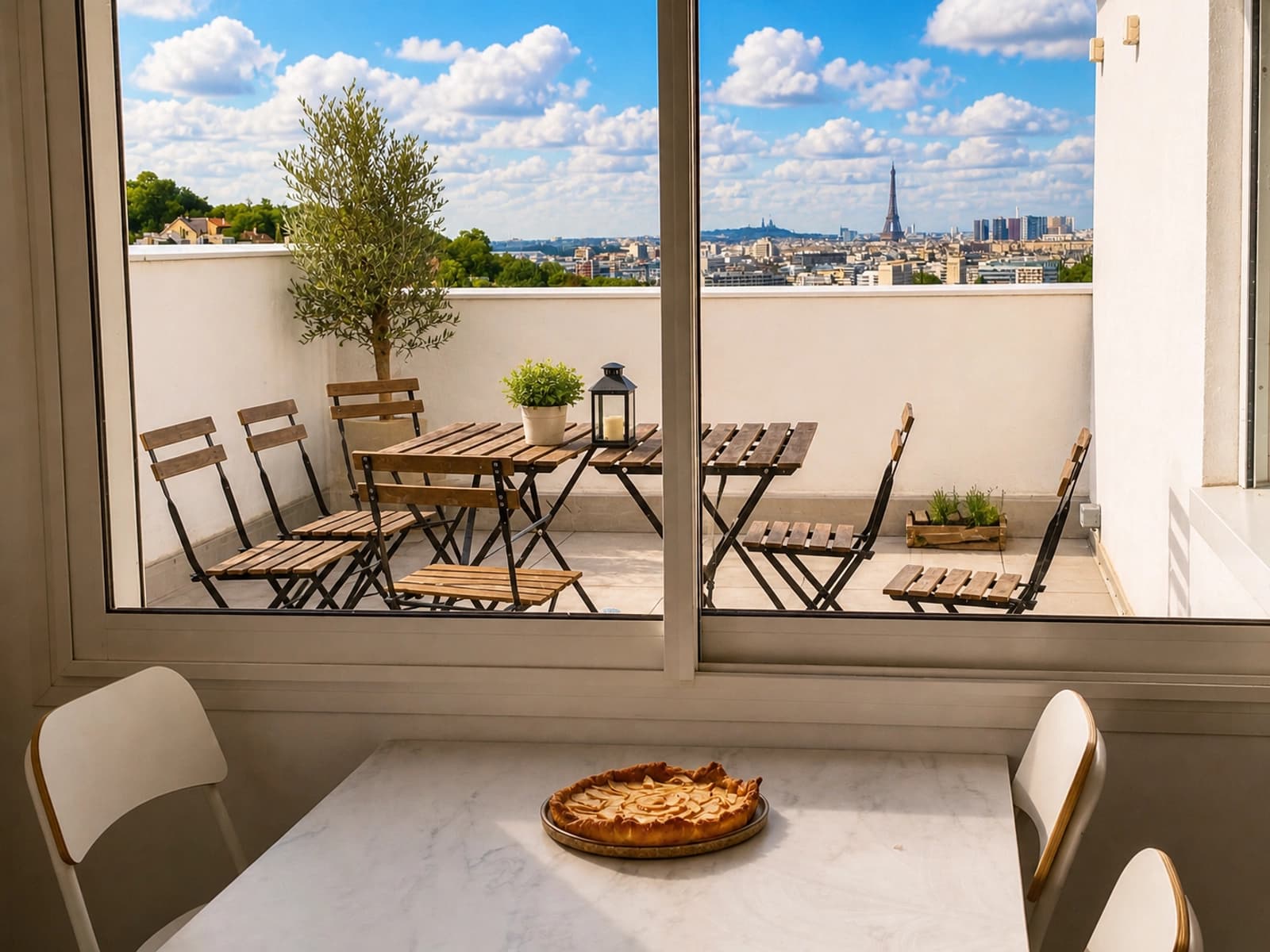 Space Penthouse with Terrace - Eiffel Tower View - 2