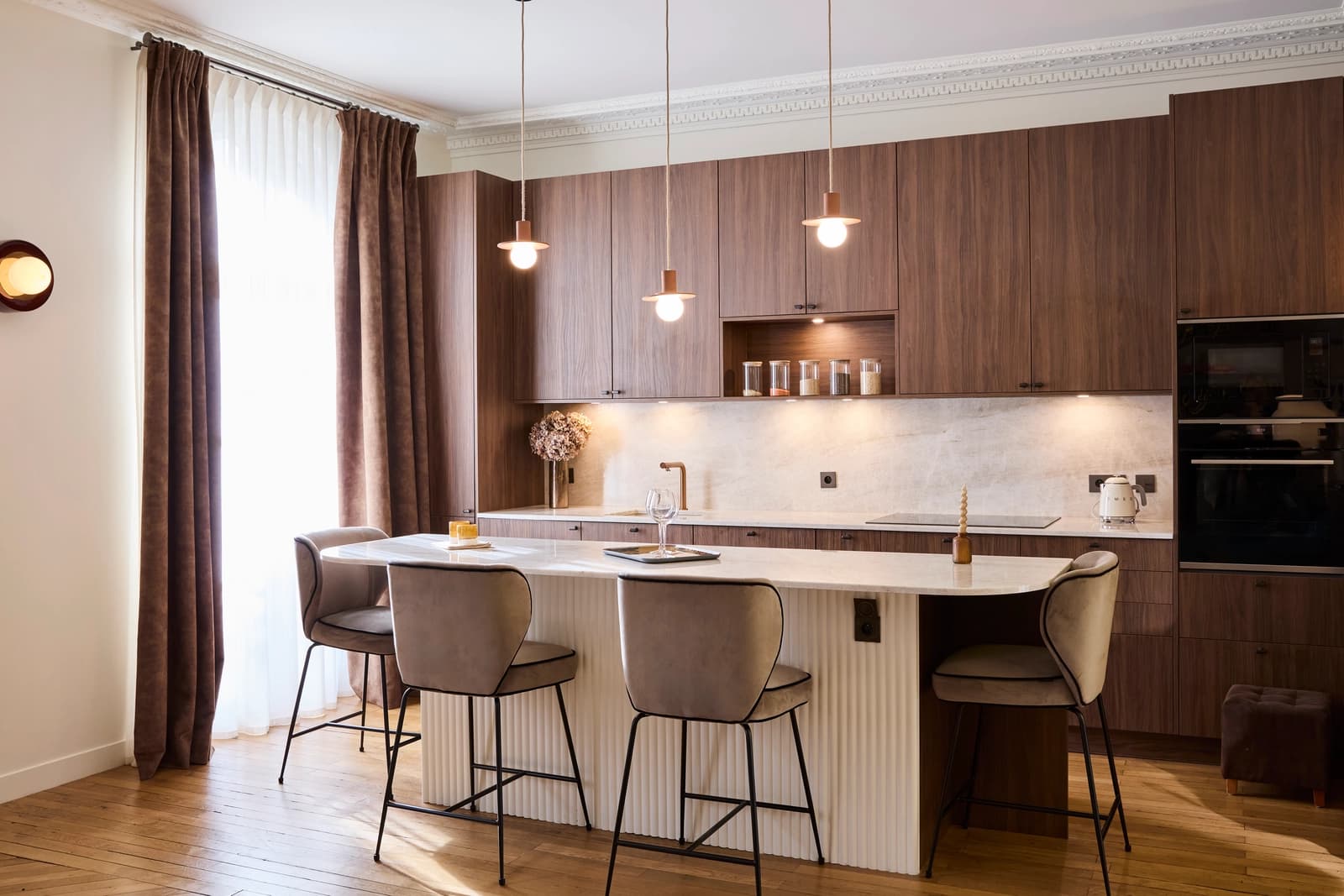 Space High-end modern Parisian apartment - 5
