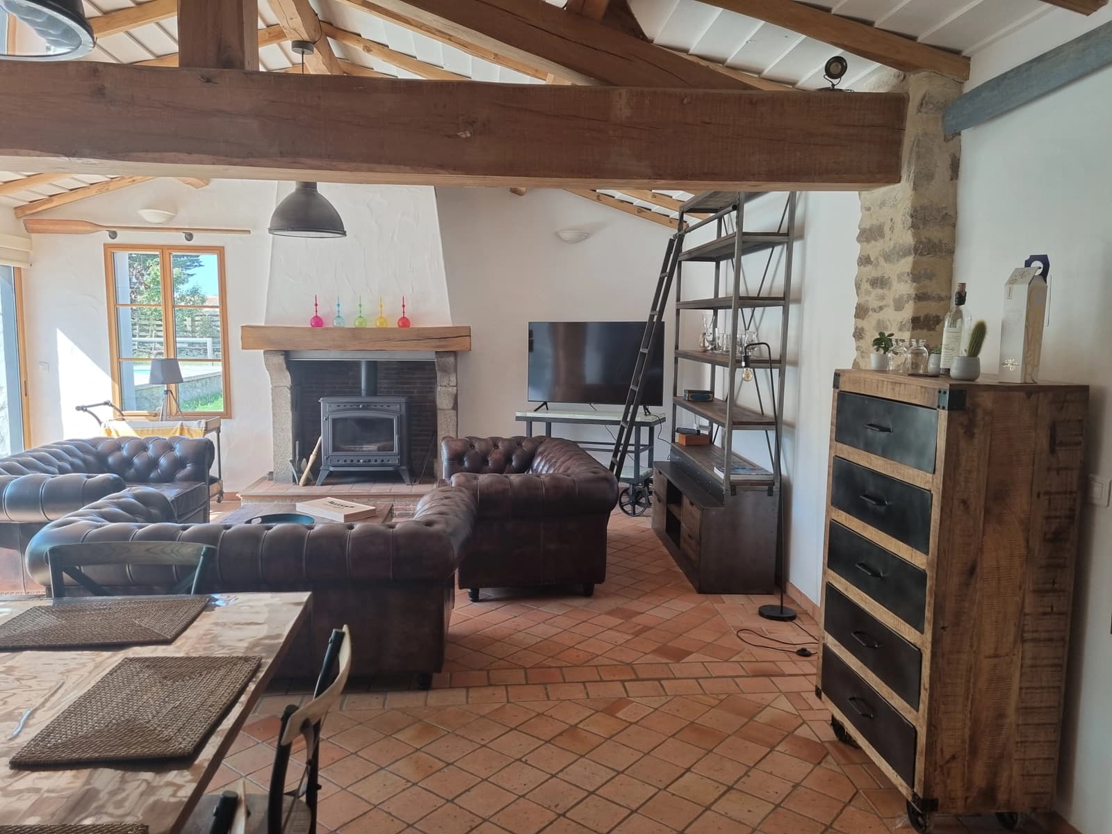 Espacio Magnífica residencia con chimenea y piscina climatizada. - 3