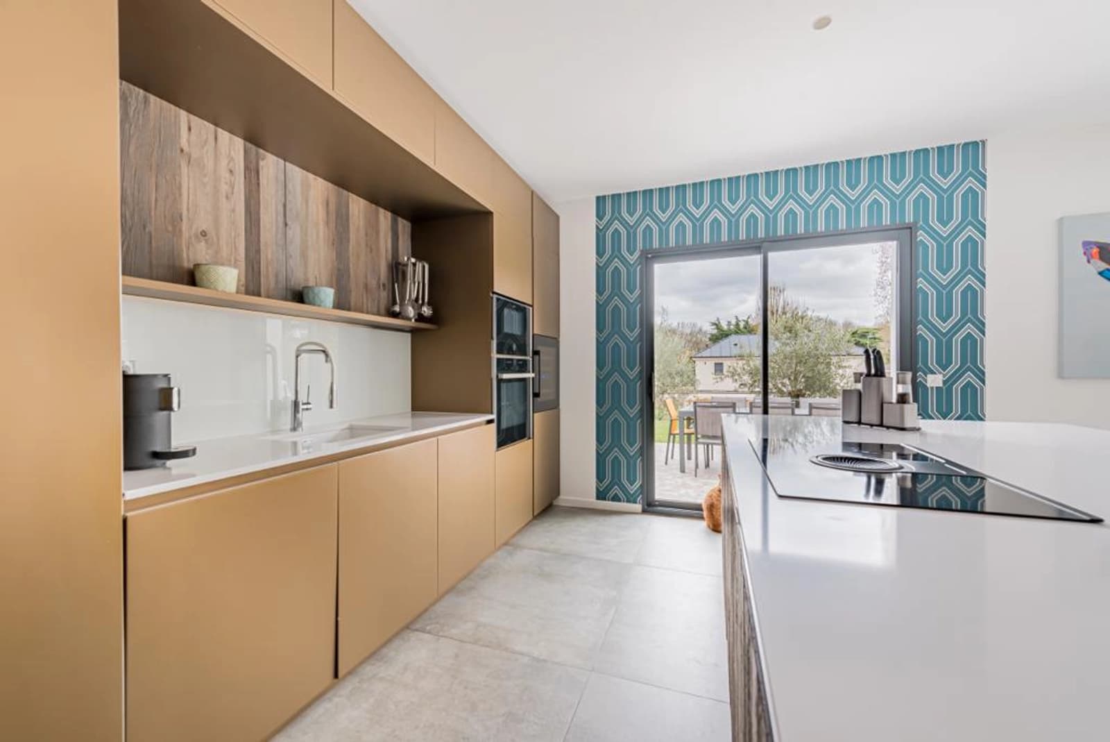 Kitchen in Contemporary house - 1