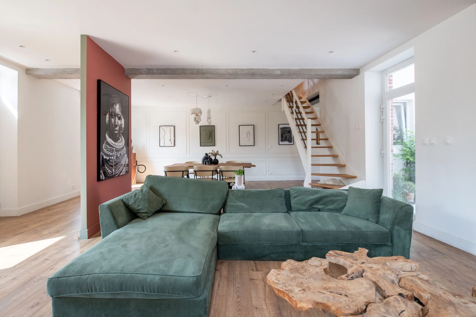 Sala en Encantadora residencia en el corazón de un paisaje bucólico - 1