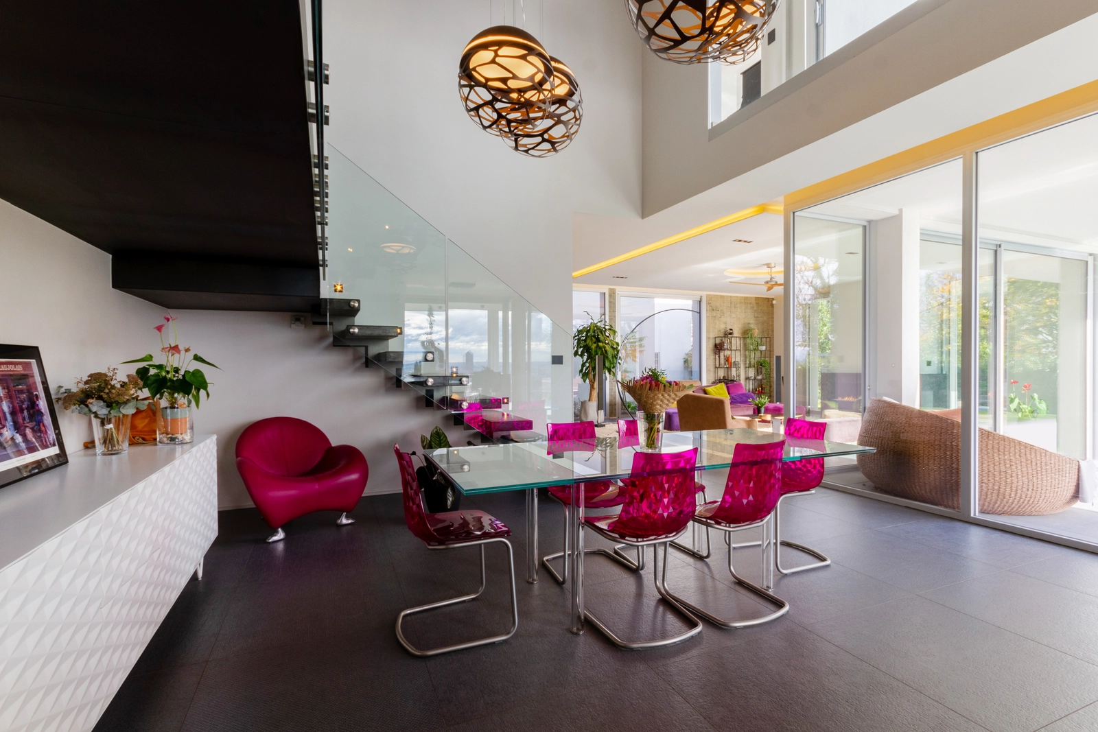 Espace Maison contemporaine avec vue unique sur Lyon - 4