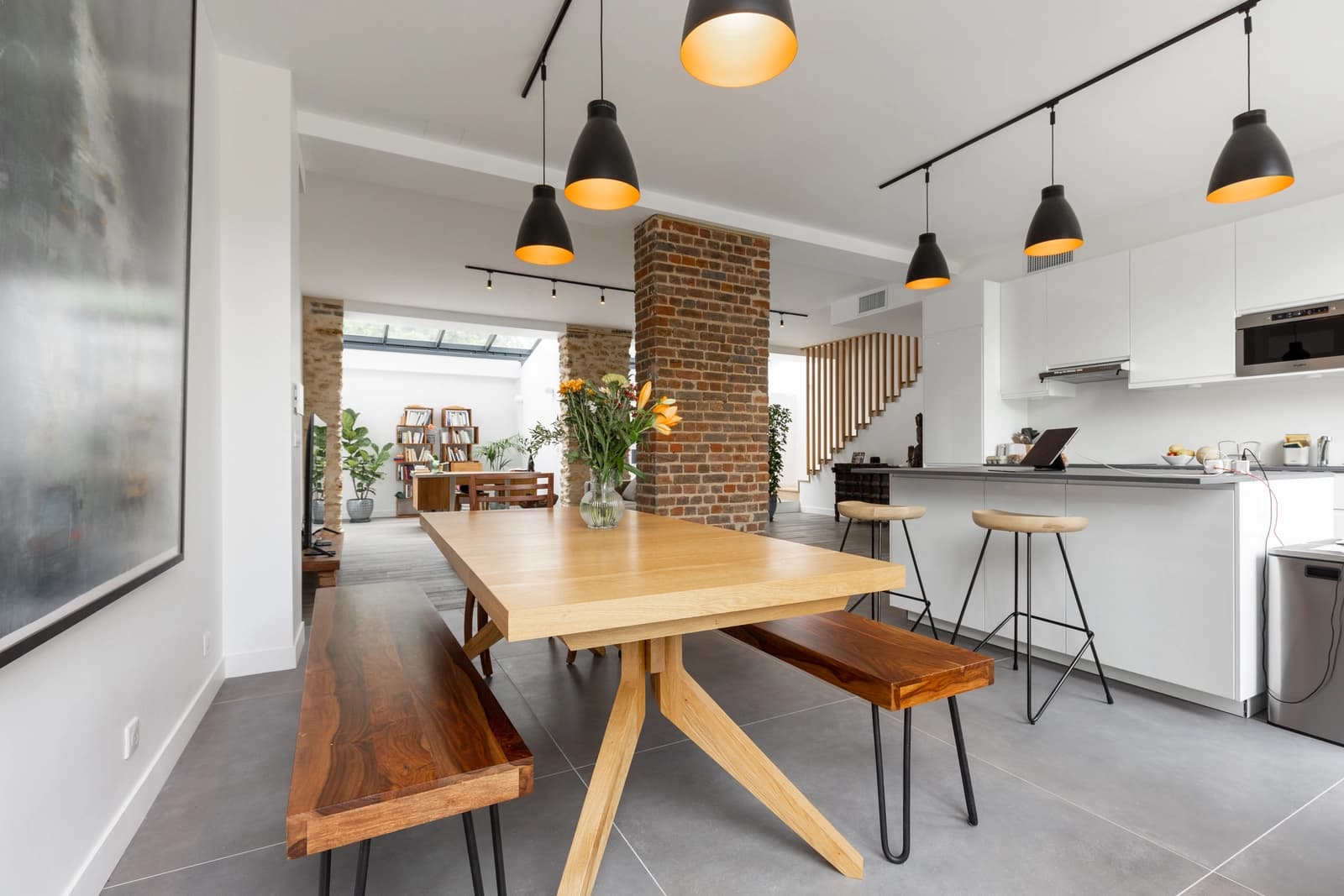 Kitchen in Ancienne usine loft artiste - 1