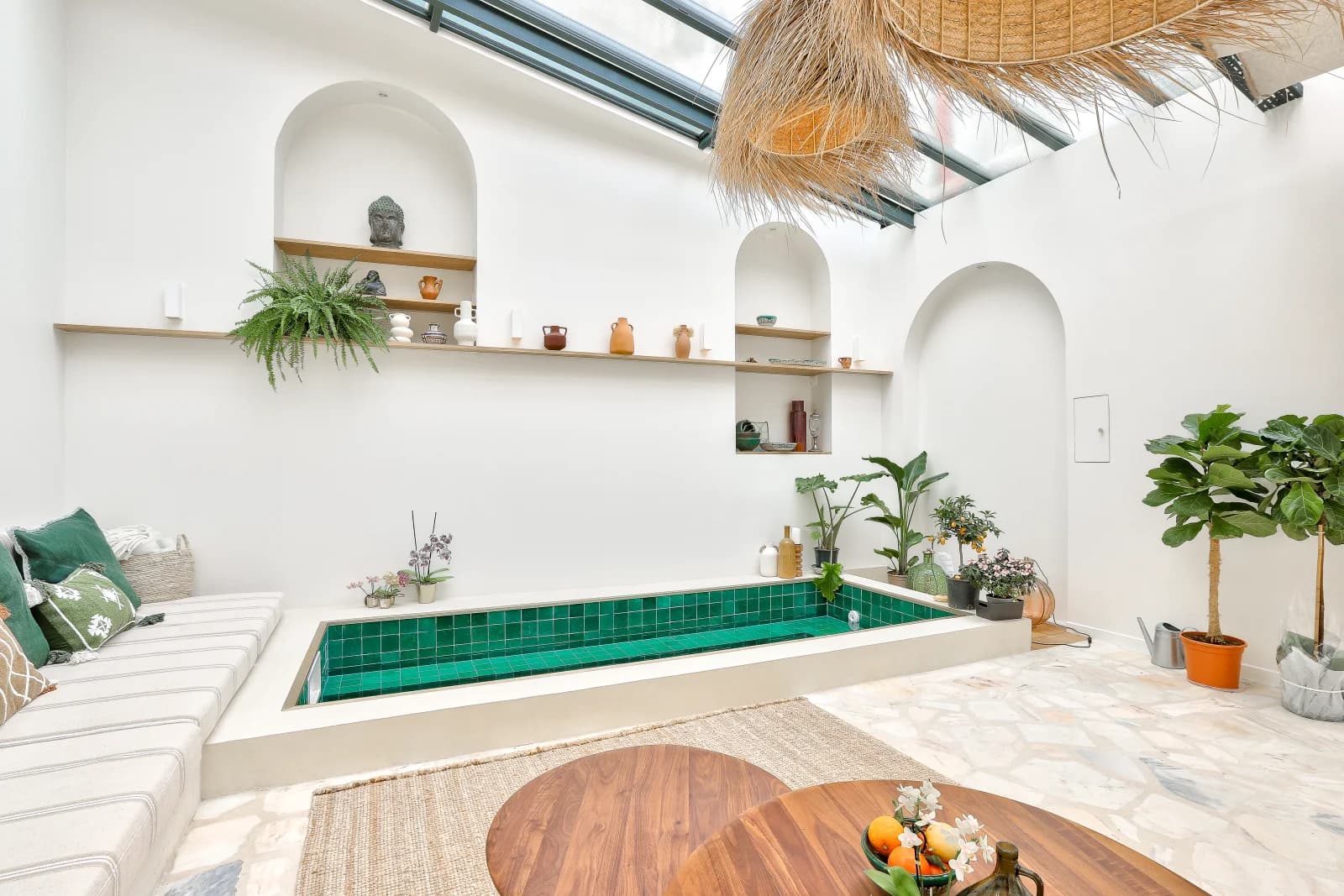 Espace Loft sous verrière avec piscine intérieure - 4