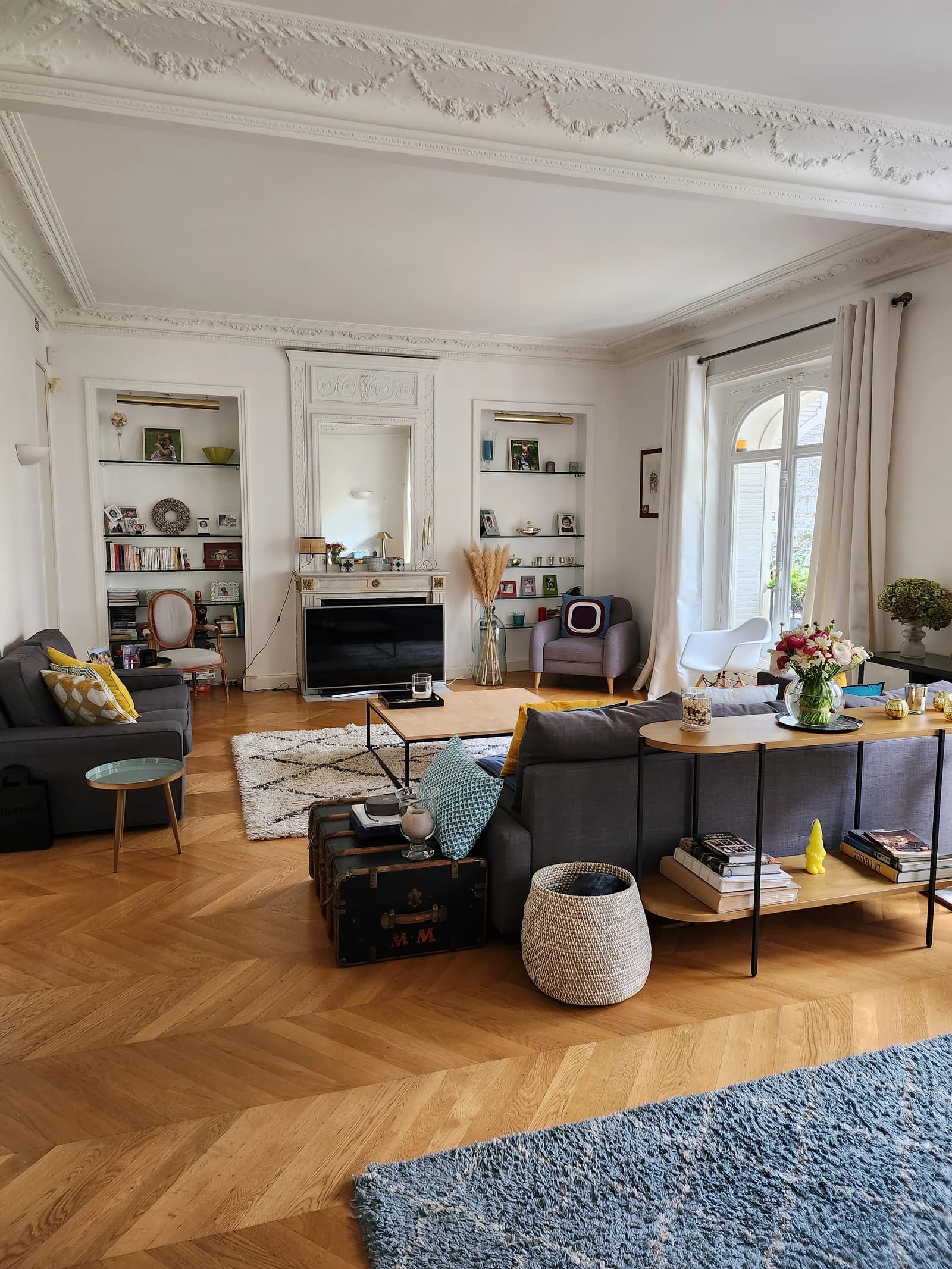 Space Haussmannian Art Deco apartment, 200 m², Paris 16th arrondissement - 4