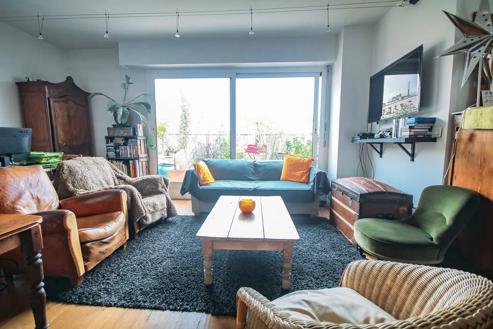 Living room in The Convention Apartment with terrace - 1
