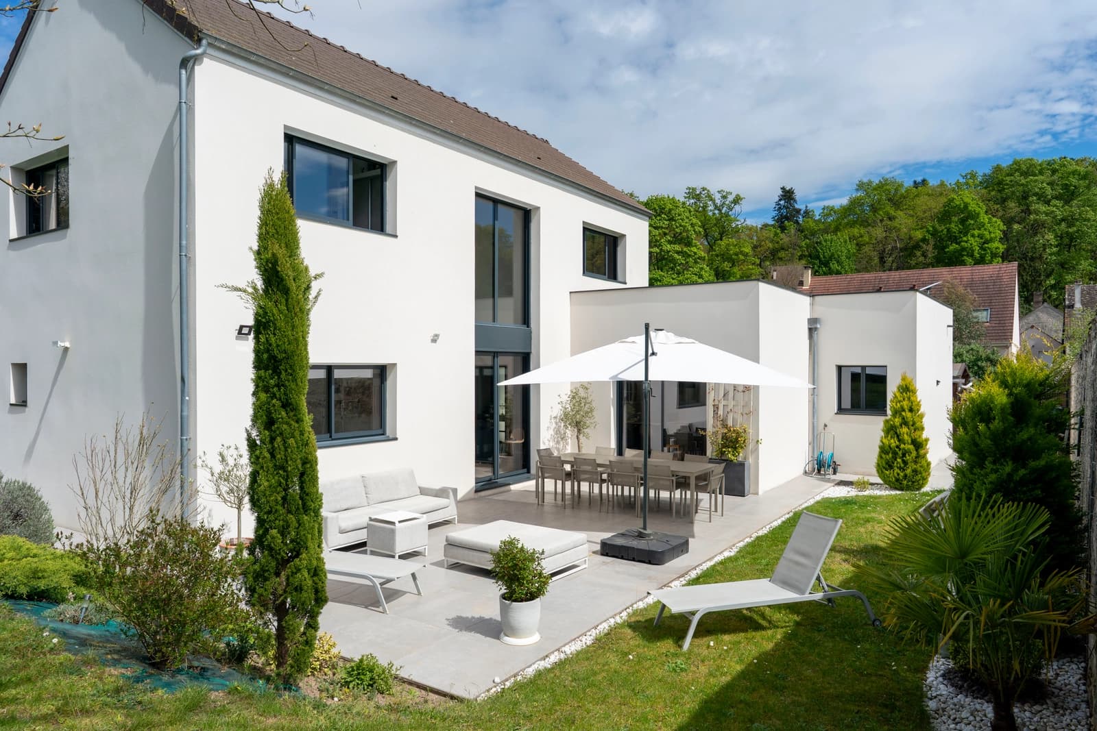 Space Bright house in the Fontainebleau forest - 0