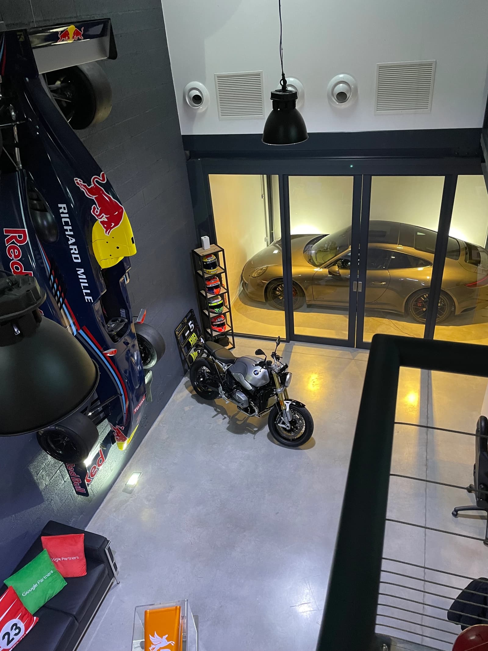Space Office with Formula 1 car ambience - 3