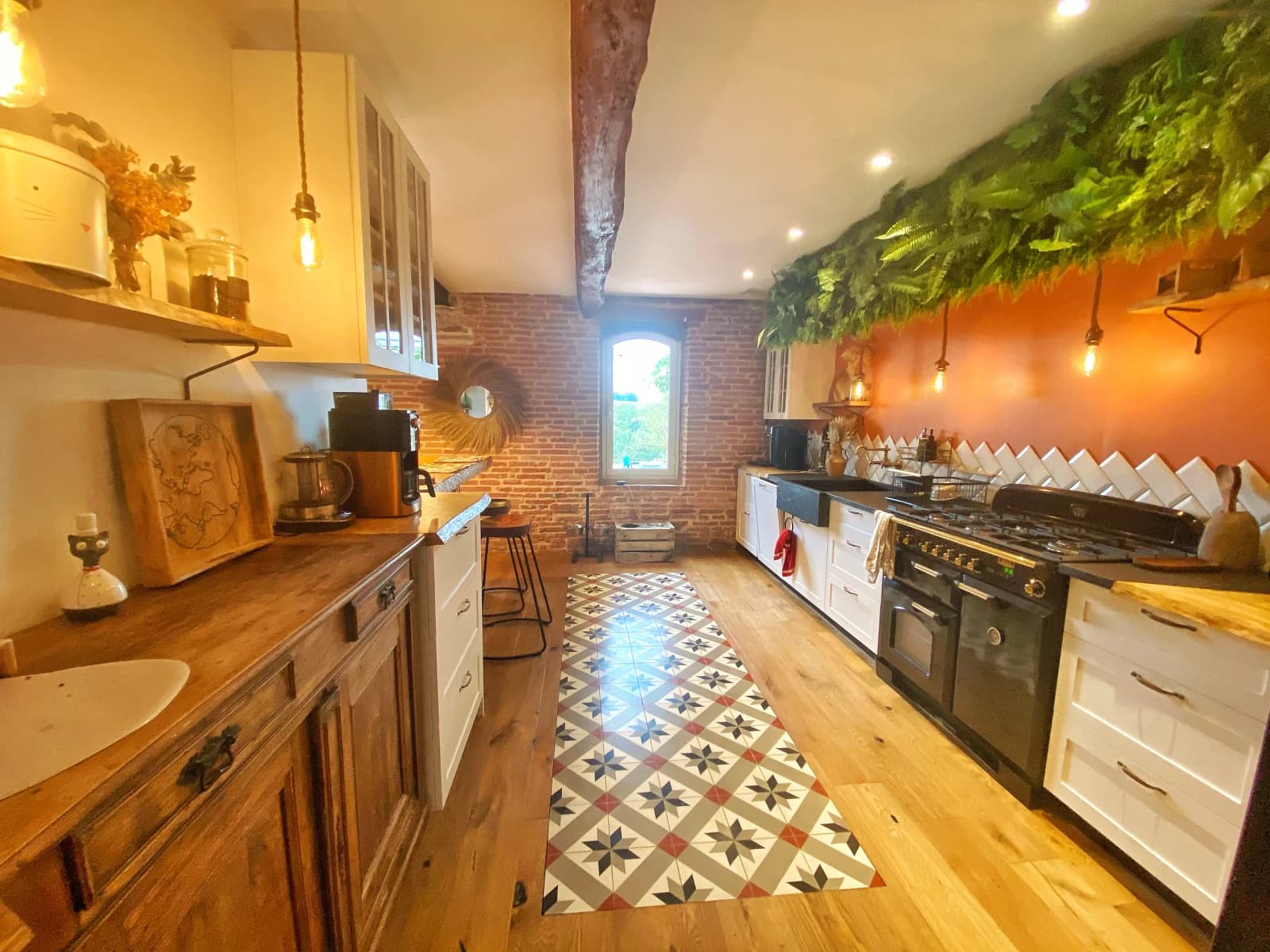Kitchen en Hermosa residencia Lauragais, un remanso de paz y tranquilidad. - 1
