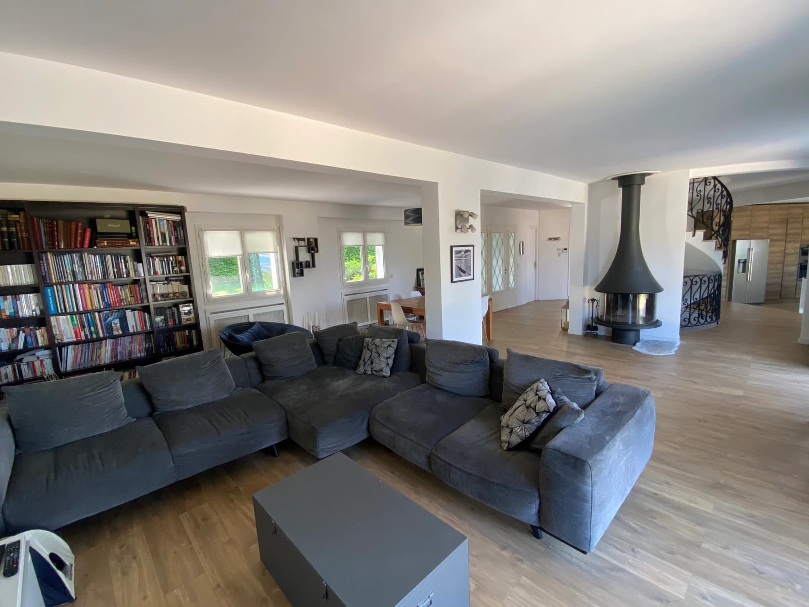 Living room in Large house with panoramic terrace and swimming pool - 1