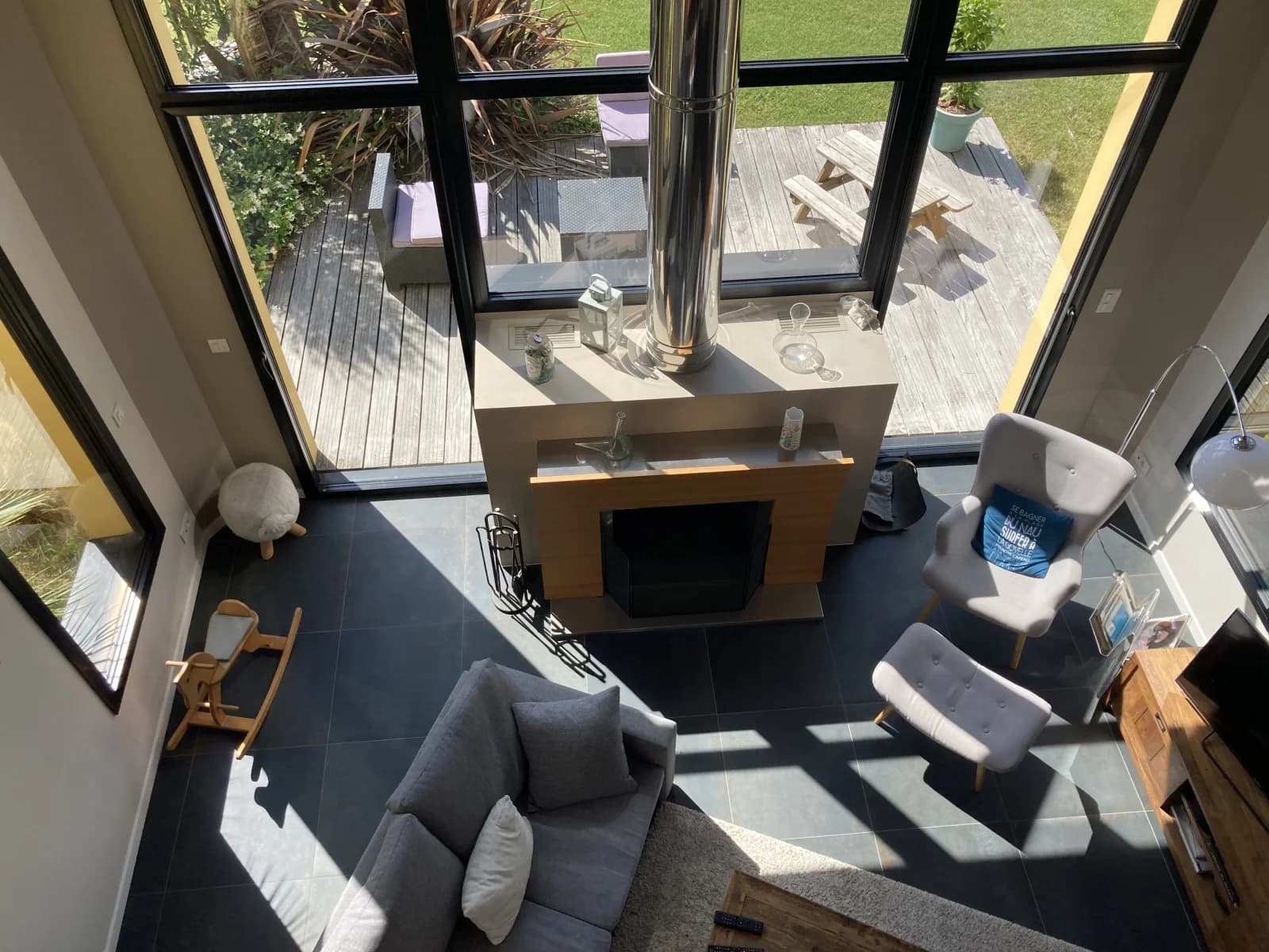 Living room in Character house near Nantes - 1