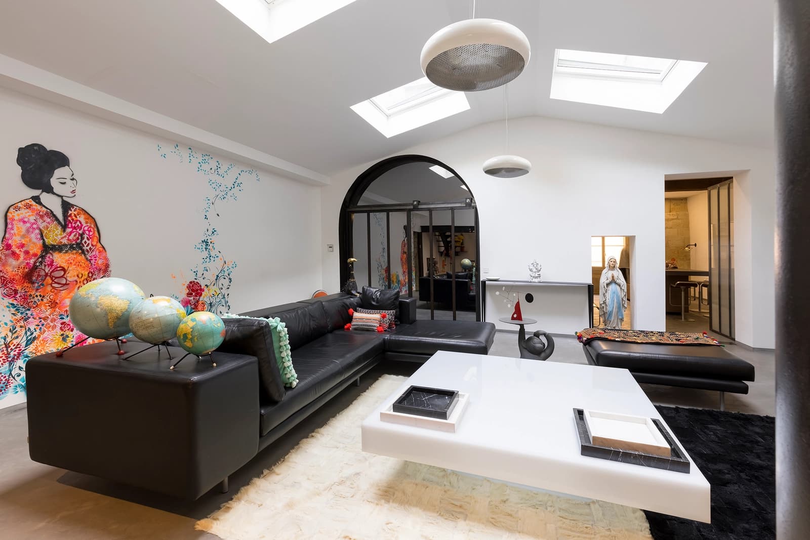 Sala en Loft atípico y encantador en el corazón de Tours. - 1