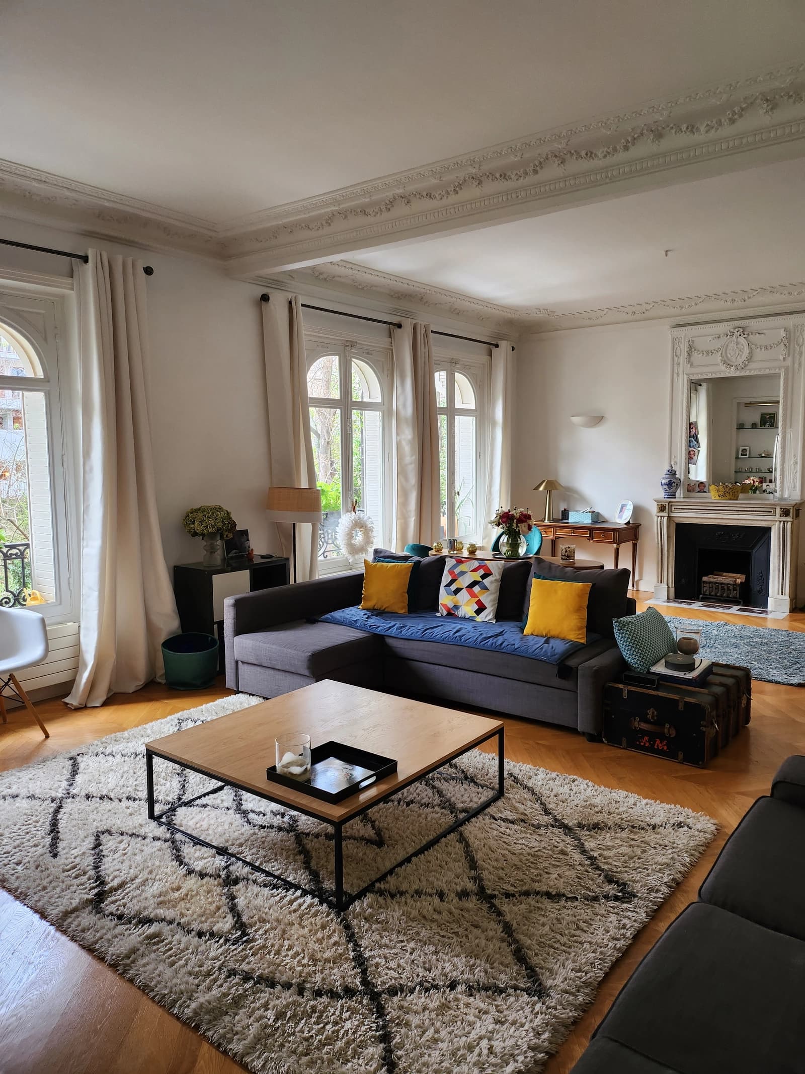 Space Haussmannian Art Deco apartment, 200 m², Paris 16th arrondissement - 5