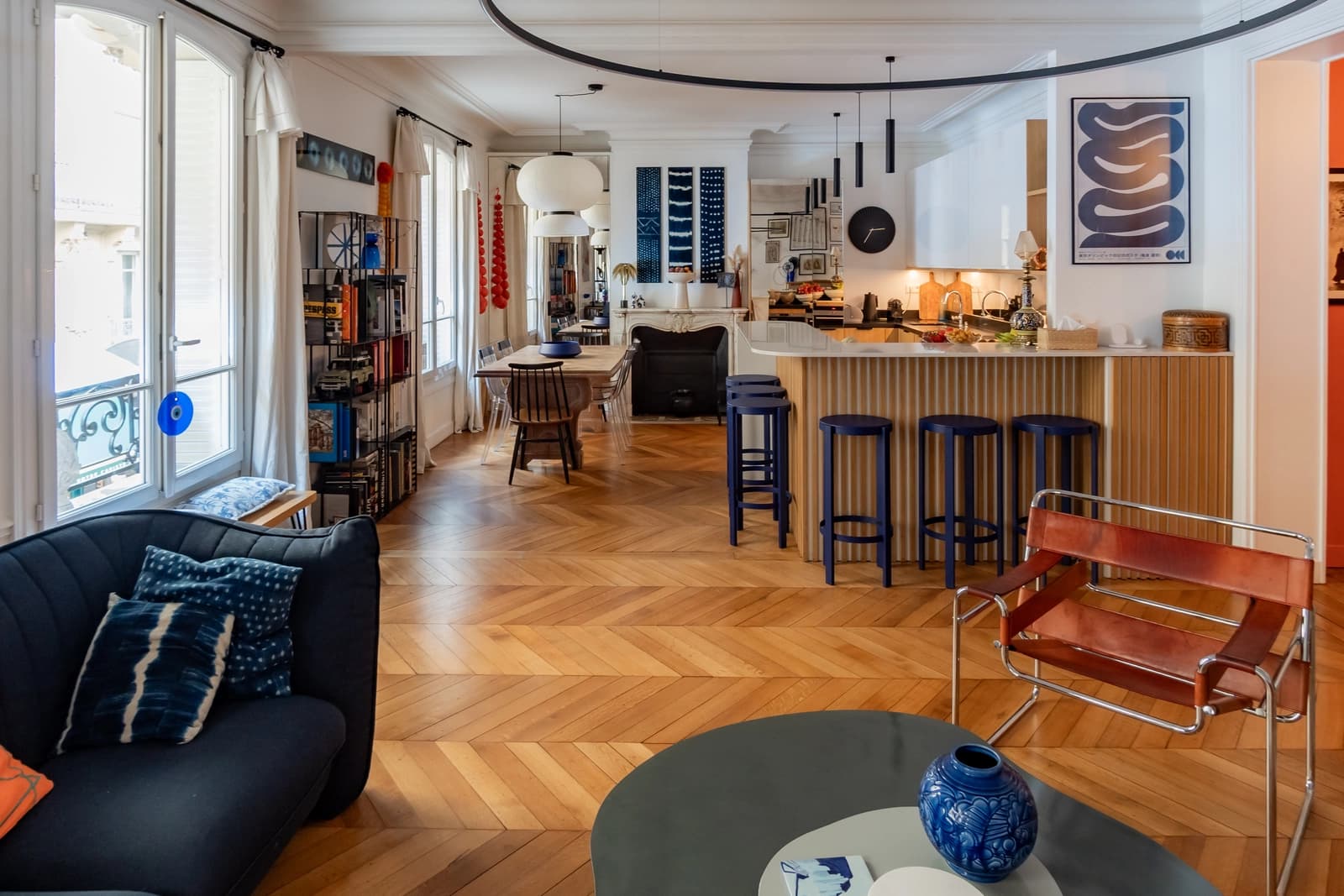 Space Haussmanian family apartment - 4