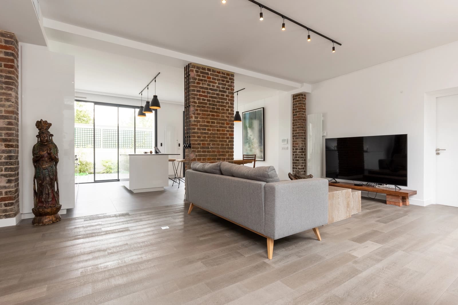 Living room in Ancienne usine loft artiste - 1