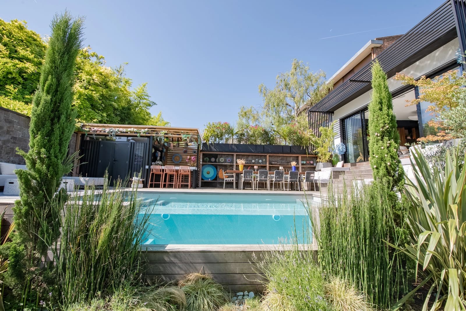 Space Contemporary house with pool, terrace and garden 5 km from Paris - 4