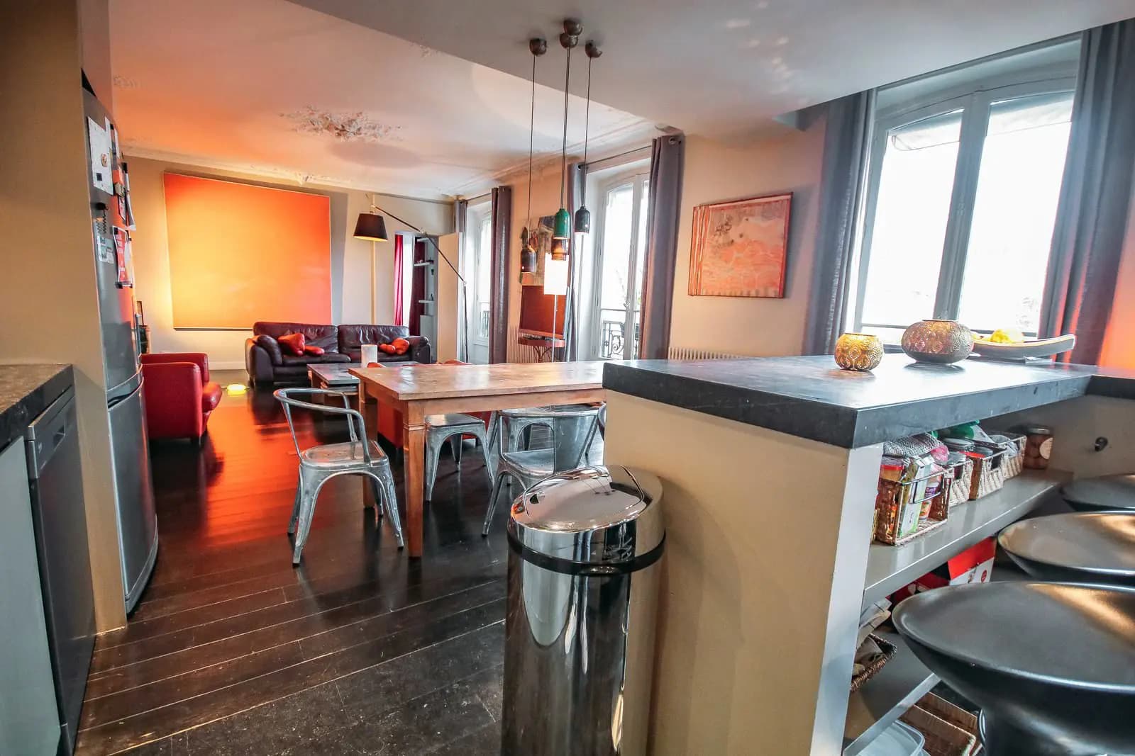Kitchen in Large, bright space in St Germain/St Michel - 1