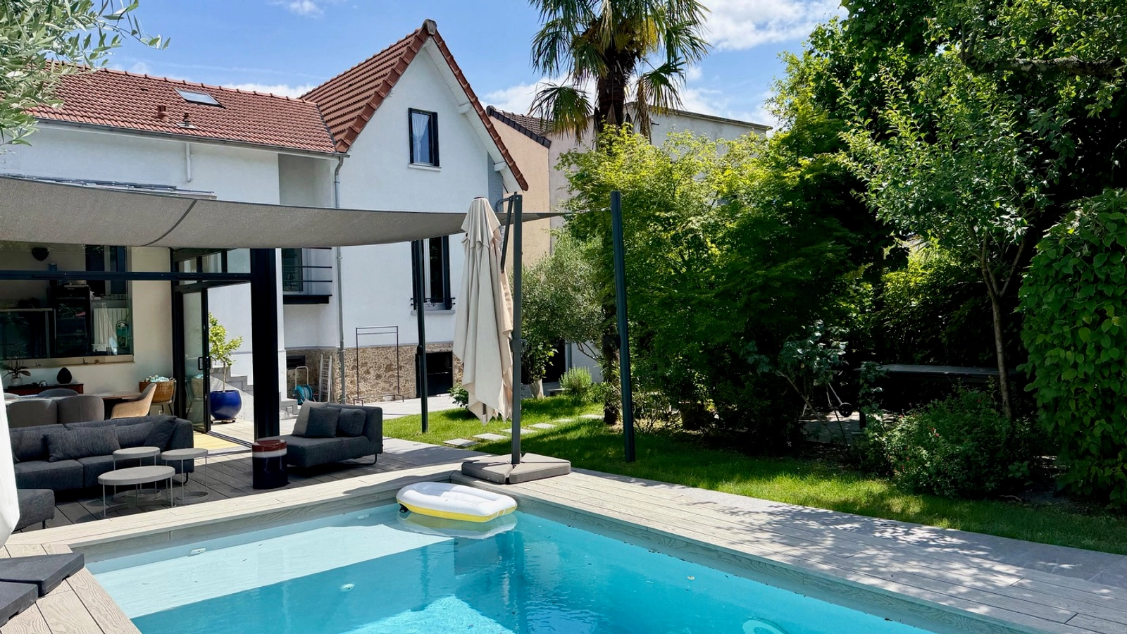 Space Characterful house with garden, pool and veranda 400 m from the RER - 0