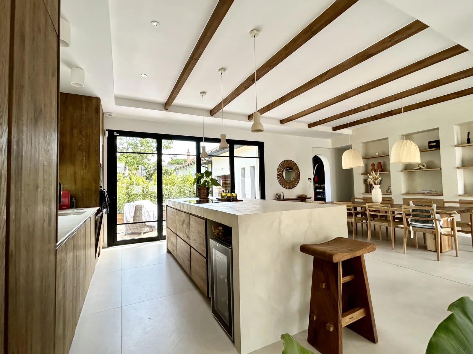 Casa con ambiente vacacional junto al mar