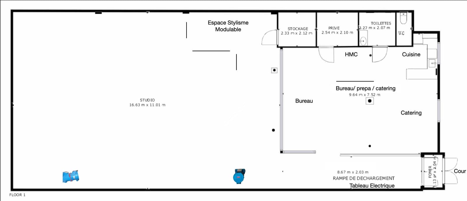 Espace Le Studio de Nathalie: un grand espace cosy et modulable - 4