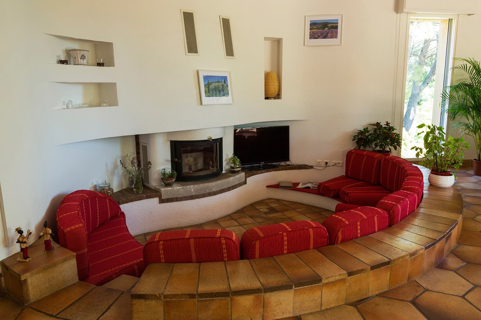 Living room in In the heart of Provence's vineyards - 0