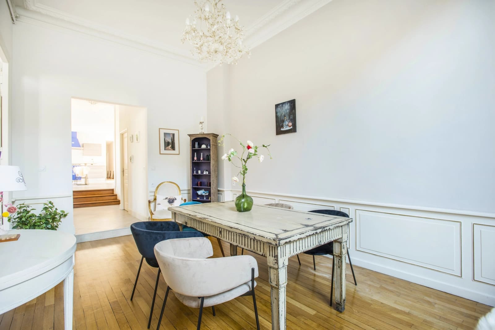 Comedor en Prestigioso apartamento en una mansión única - 1