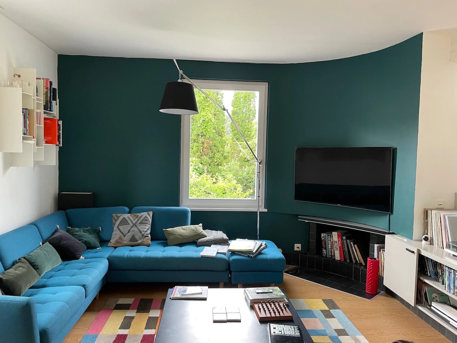 Living room in House built in 1927 in Vevey - 1