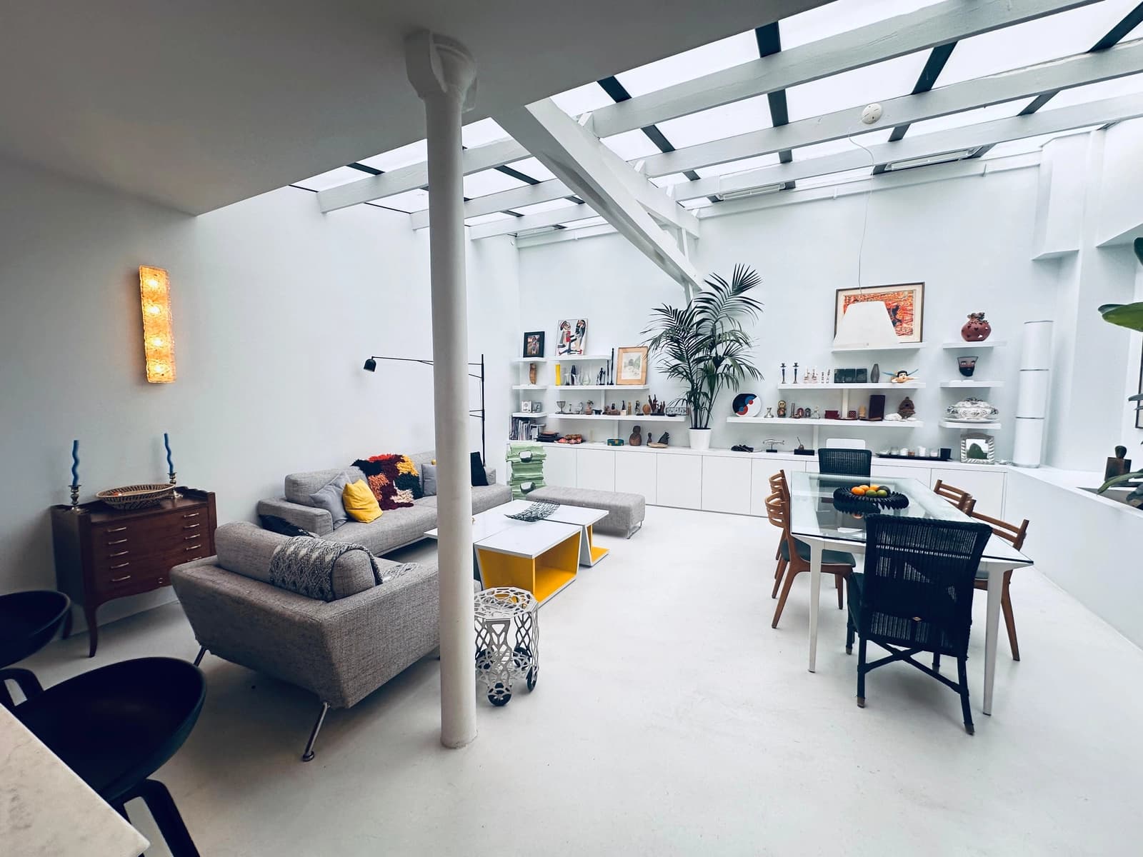 Espace Loft oasis sous verrière vegétalisée paris 11 en RDC & Parking privé  - 4