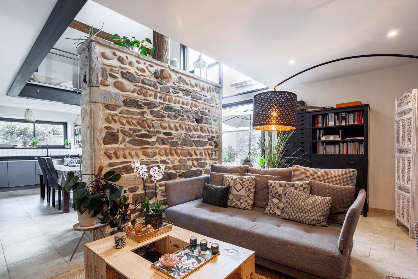 Living room in Blanche's barn - 1
