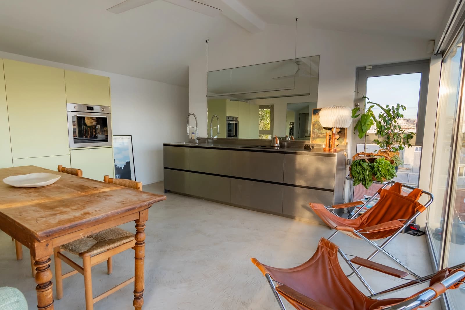 Espace Cuisine véranda vue sur les toits de Paris + Terrasse - 4