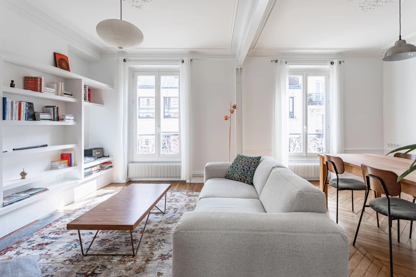 Espace Paris 18e: appartement d'architecte lumineux - 5