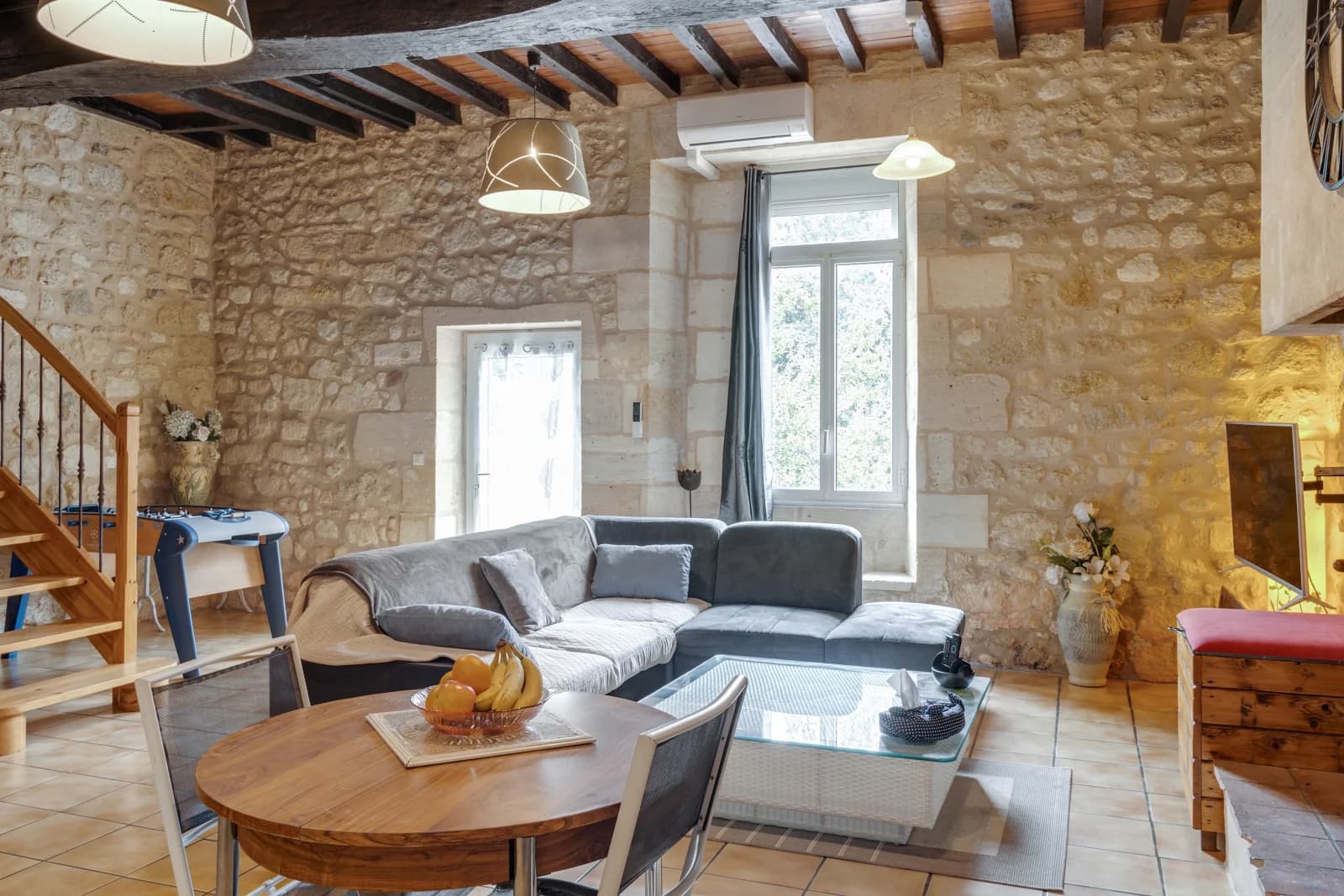 Living room in The river house - 1