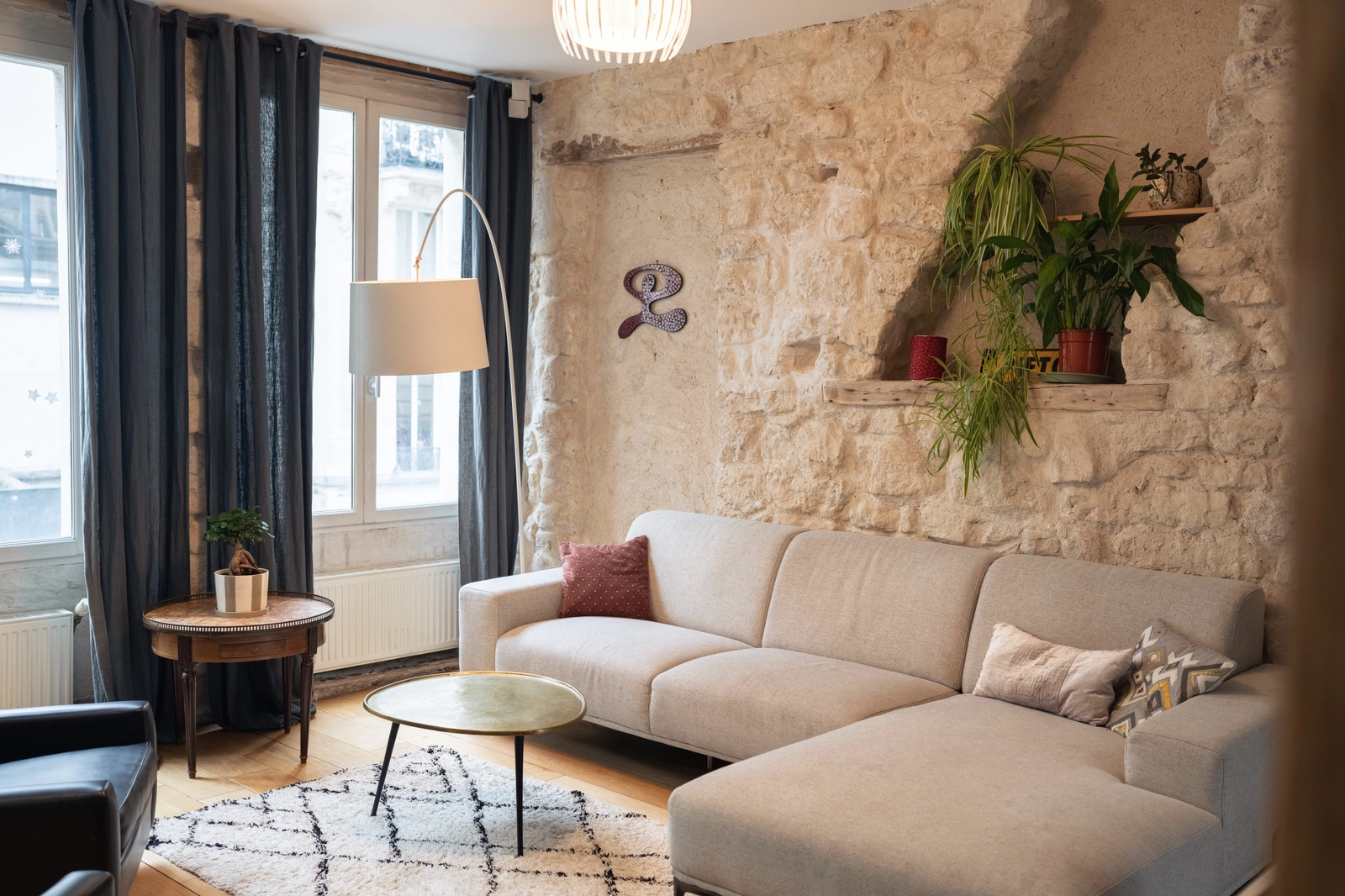 Space Appartement authentique, poutres et pierres - 0