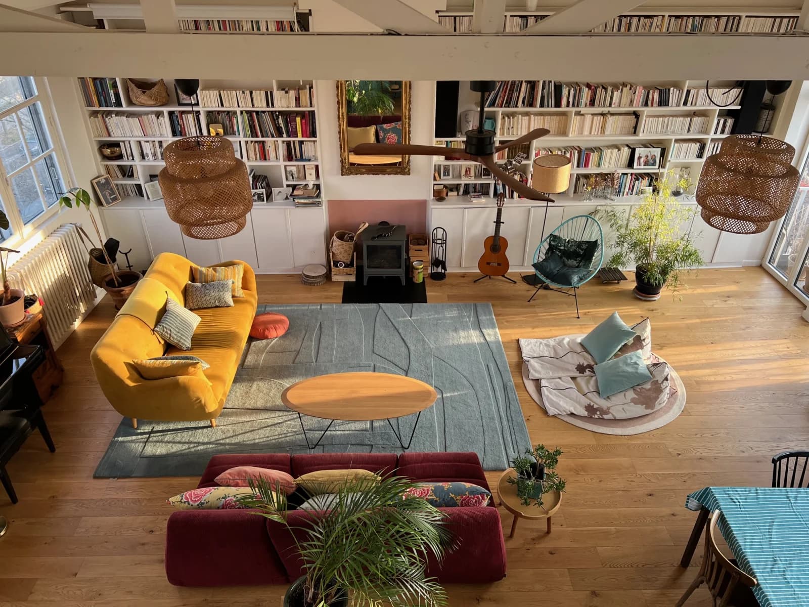 Espace Loft parisien vue sur les toits de paris et la tour Eiffel - 5