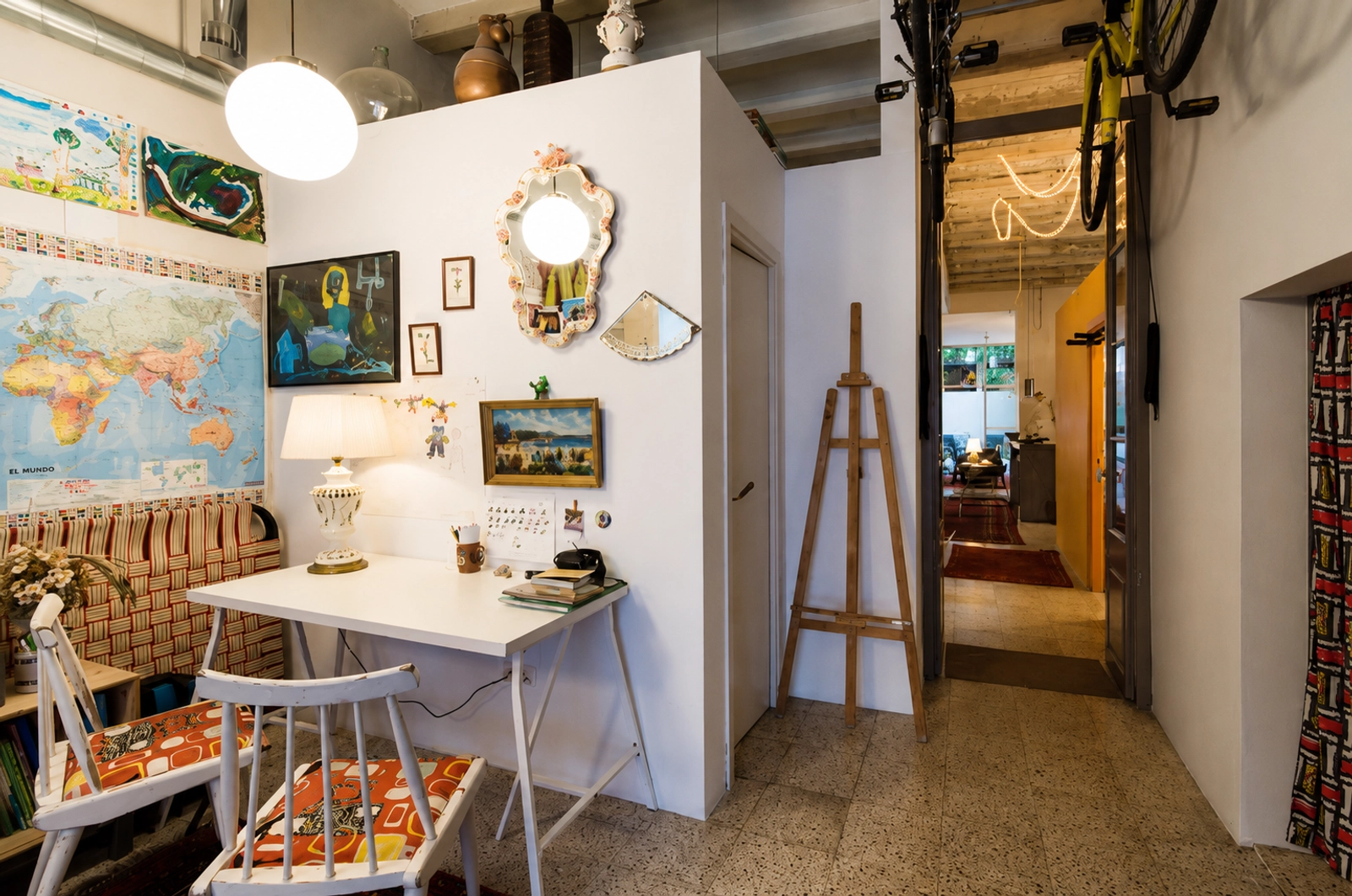 Espace Loft con patio colorido, creativo acojedor - 2