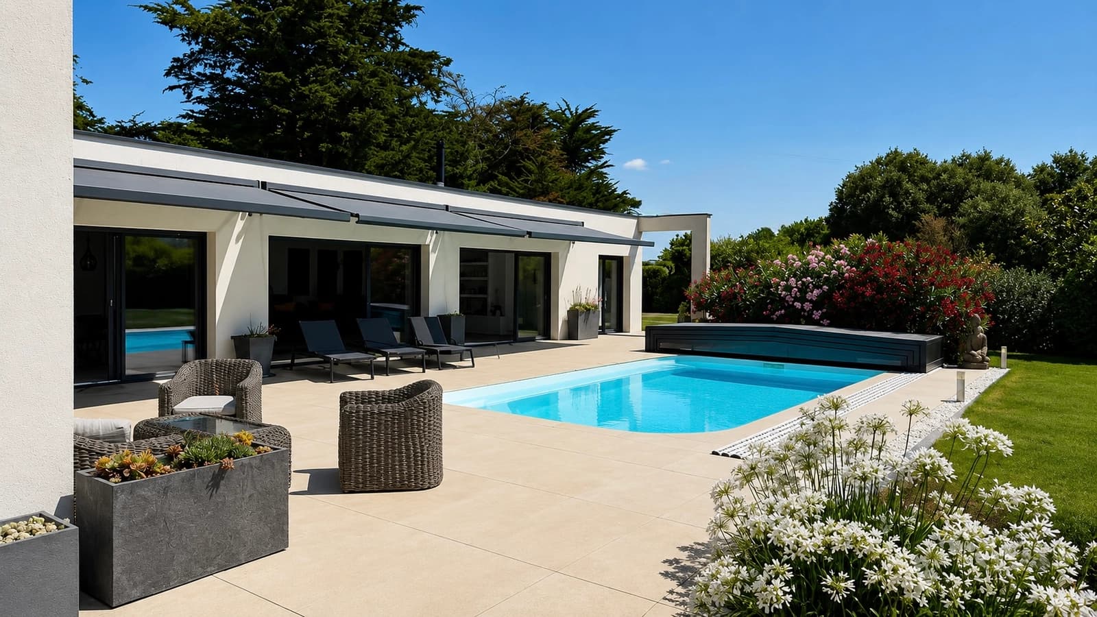 Space Contemporary single-story villa - 0