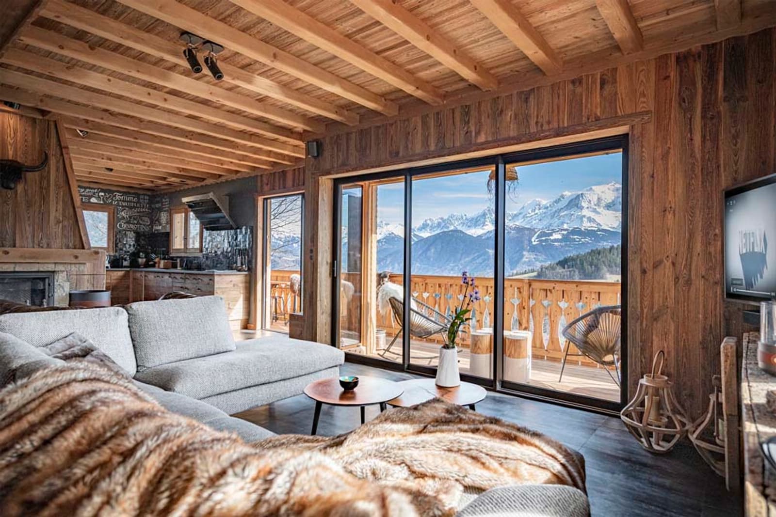 Espace Chalet d’exception avec panorama grandiose sur le Mont-Blanc - 1