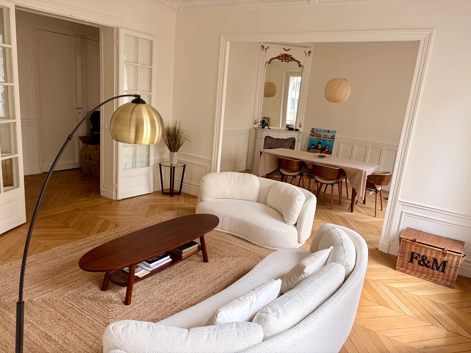 Space Haussmannian 165 m², 5 Bedrooms, Very Bright, 3.4 m Ceilings, Central Paris, Parquet, Mouldings, Chimneys - 0