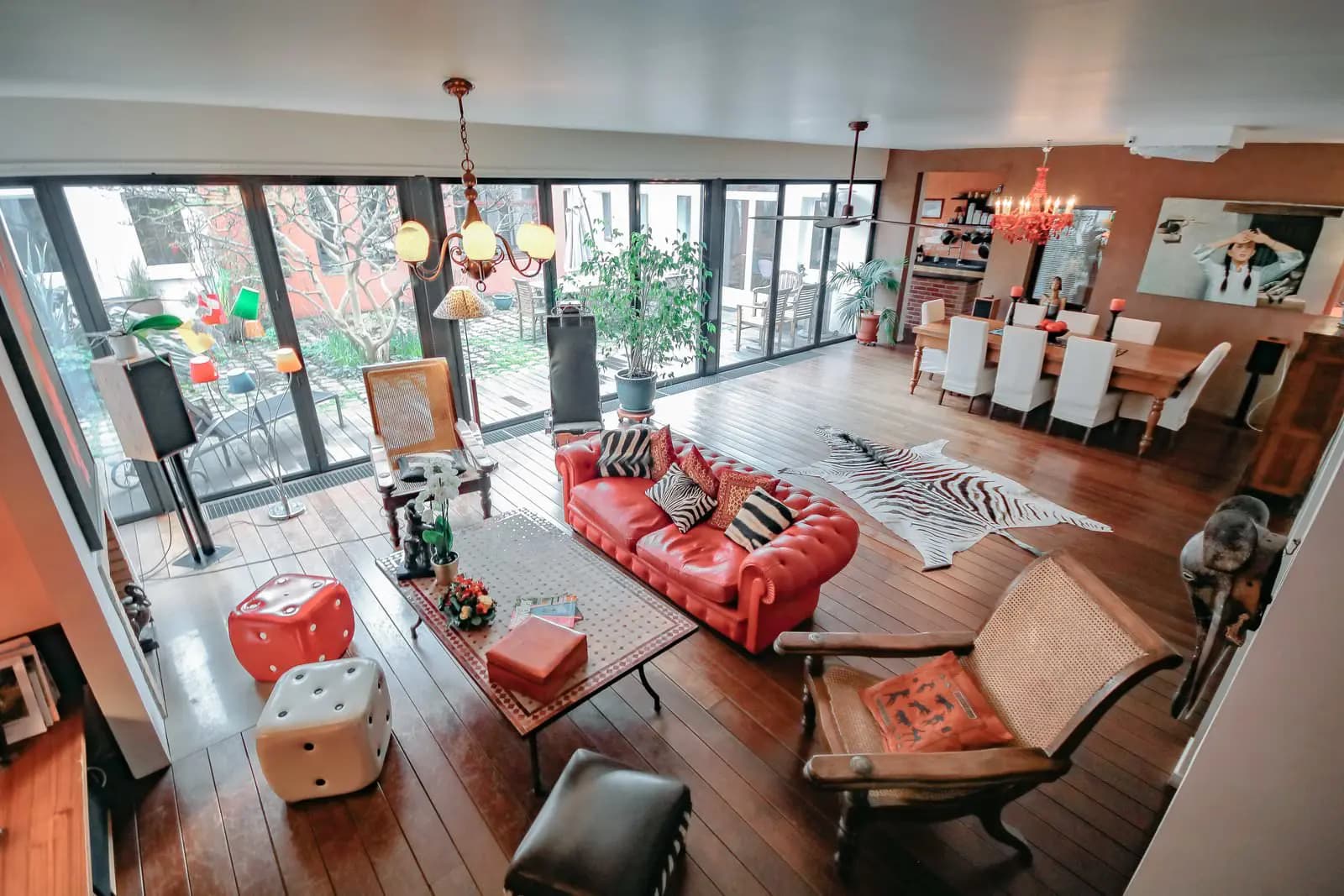 Living room in Large house with garden in Montmartre - 1
