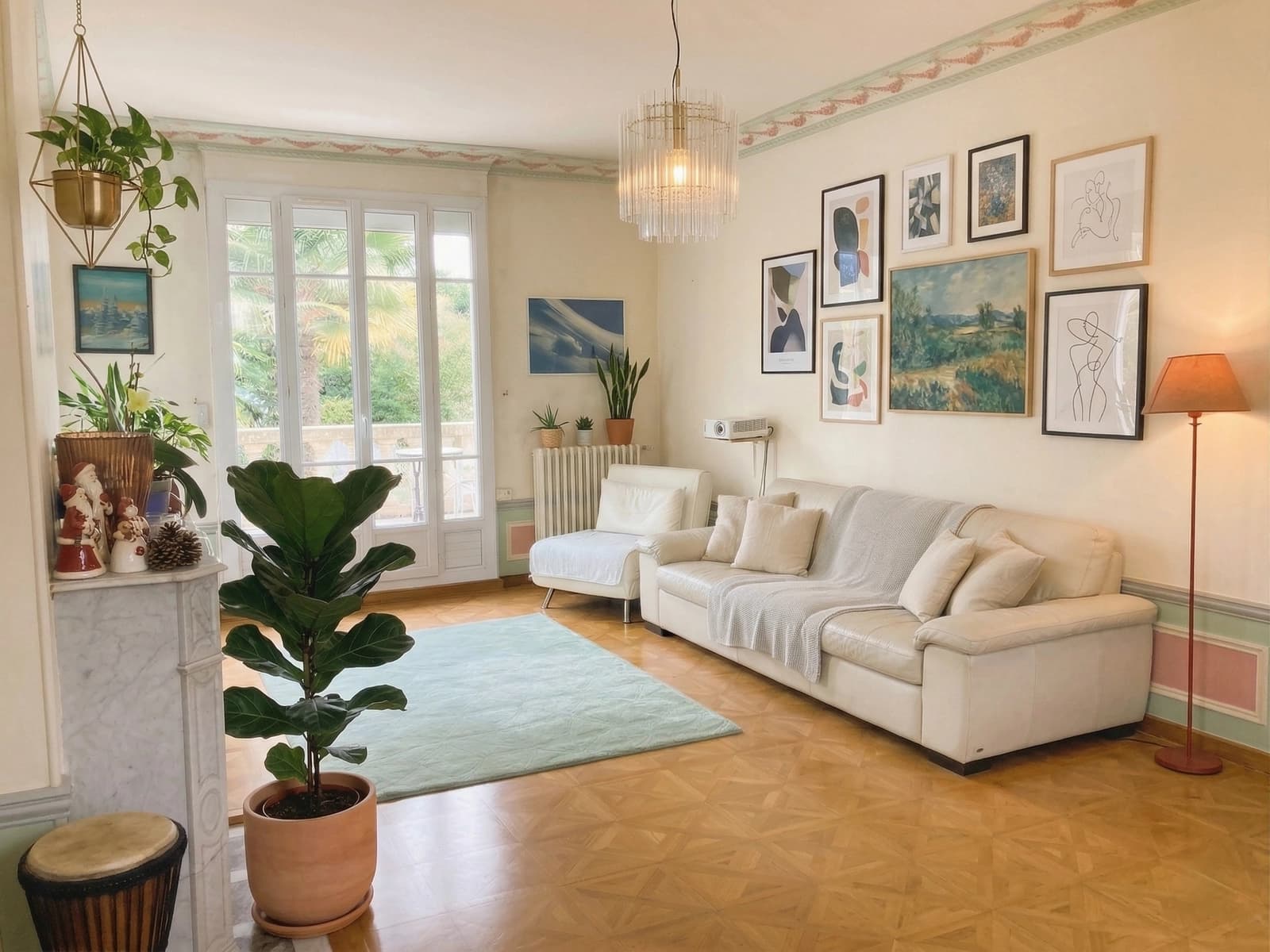 Space Sunlit Villa with Old-World Charm: Pool, Moldings and Garden - 1