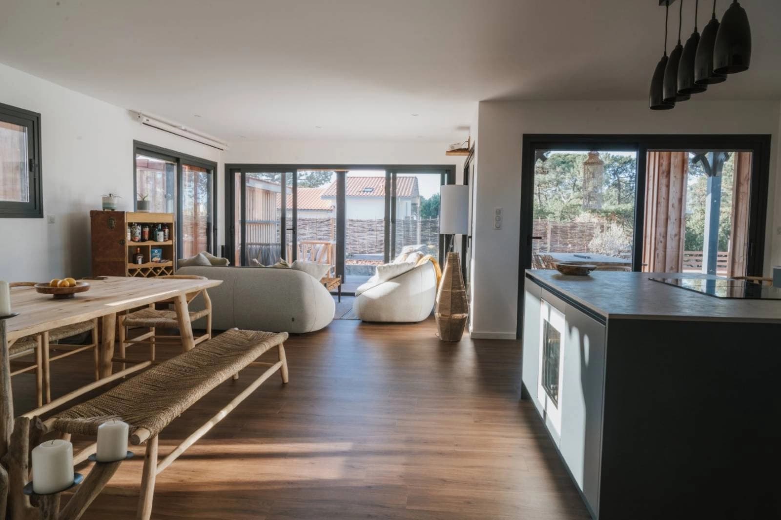 Space High-end modern villa in Lacanau-Océan with pool and tasteful decor near the beach - 1