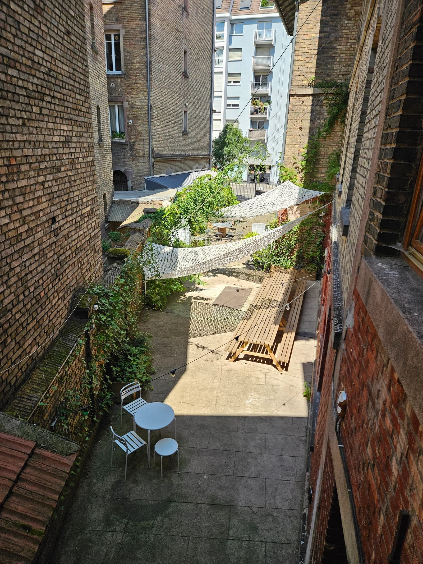 Space Strasbourg – Gare district: landscaped and vegetated courtyard of about 200 m2 - 1