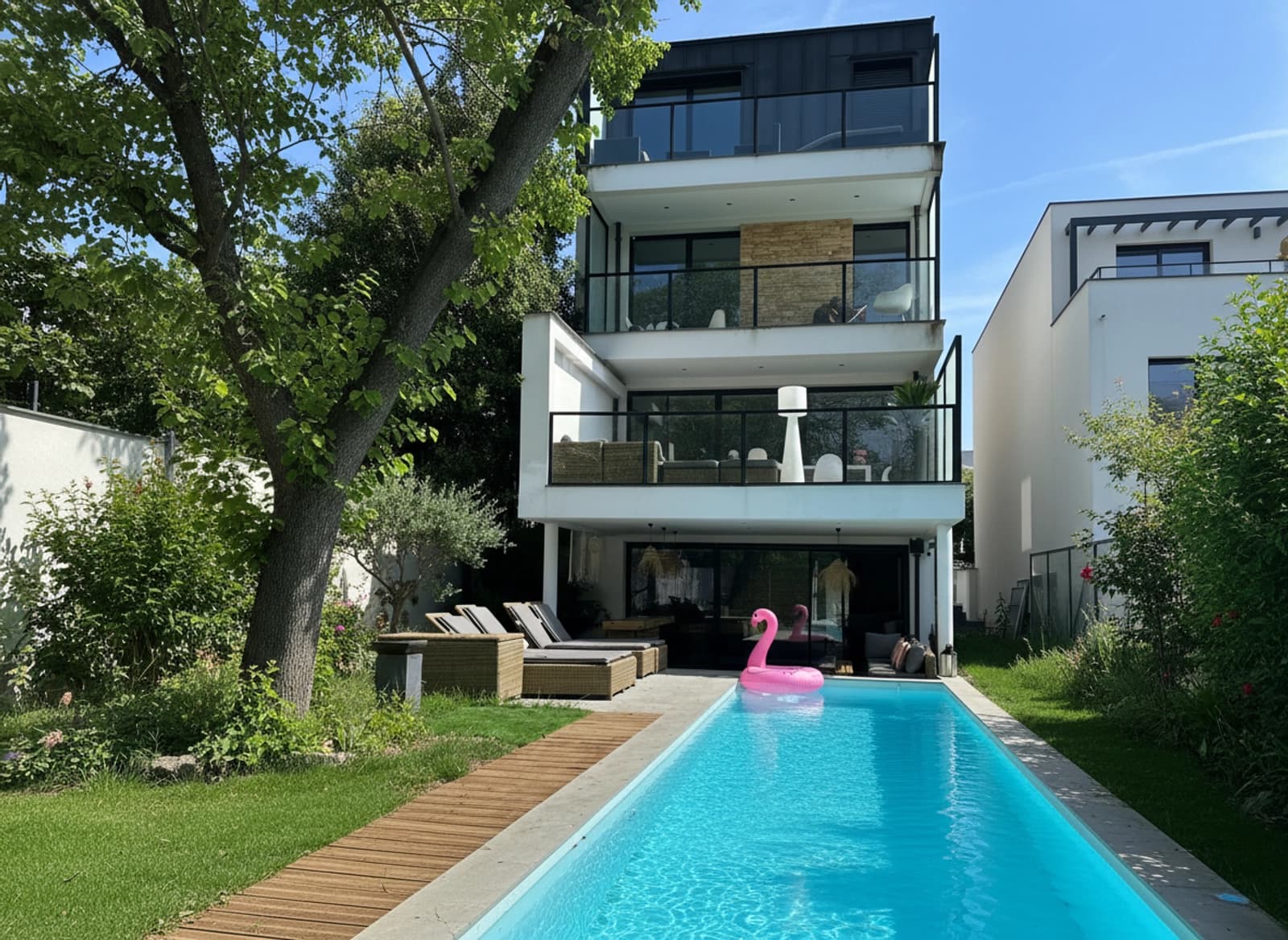 Espace Villa d'architecte avec piscine - 0