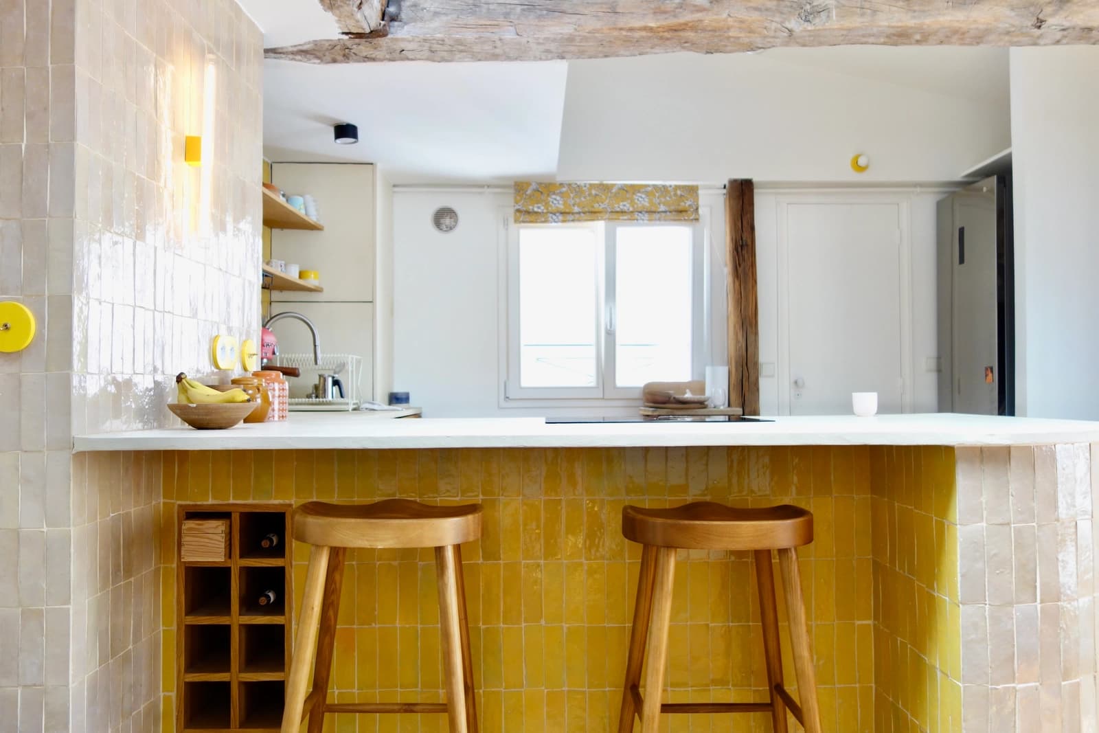 Space Bright bohemian loft under the roofs – 60m² living area, beams, tomettes, Velux – Canal Saint-Martin - 0