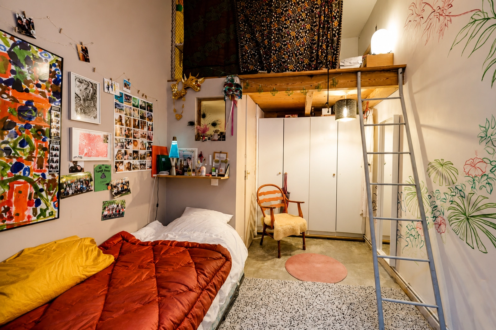 Espace Loft con patio colorido, creativo acojedor - 4