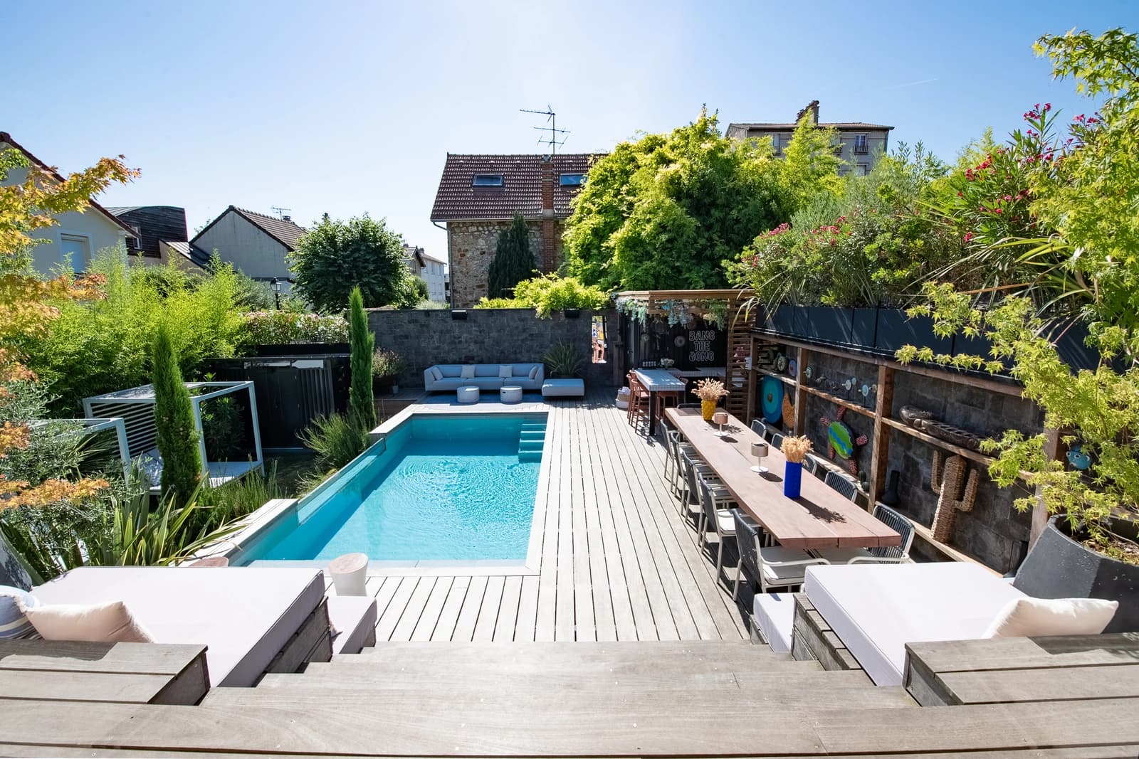 Space Contemporary house with pool, terrace and garden 5 km from Paris - 2