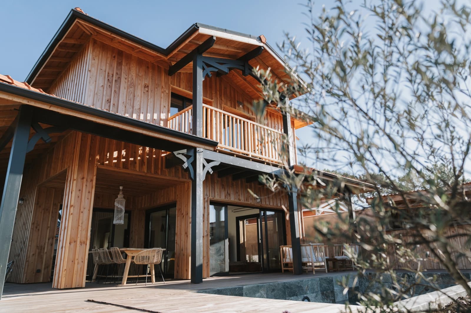 Space High-end modern villa in Lacanau-Océan with pool and tasteful decor near the beach - 0
