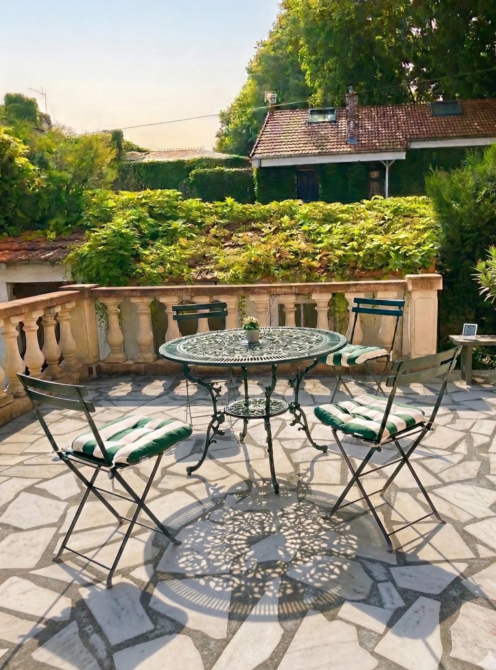 Space Sunlit Villa with Old-World Charm: Pool, Moldings and Garden - 4