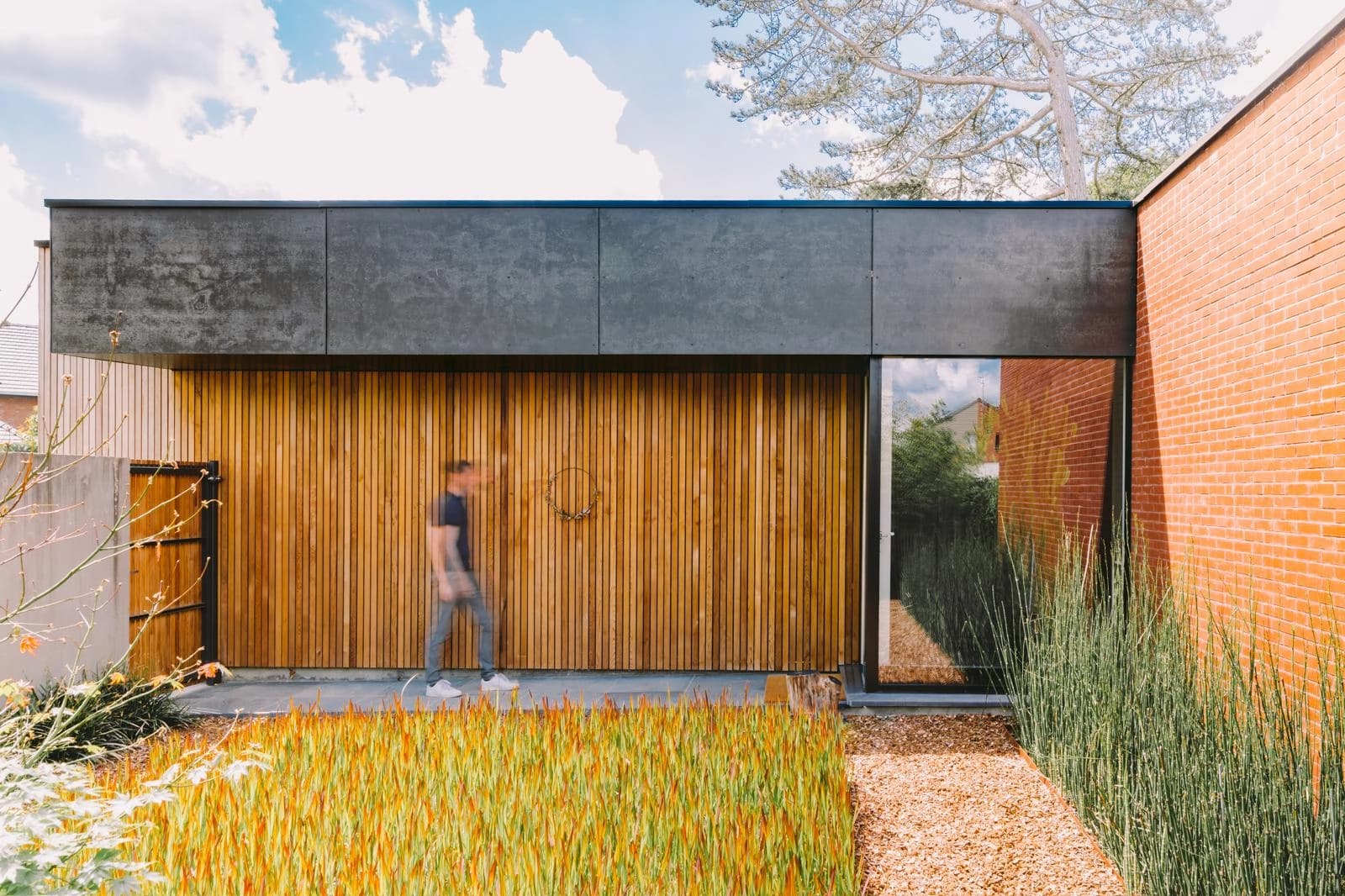 Espace Villa d'architecte de plein pieds en bois - 1